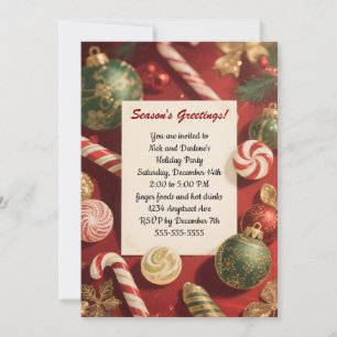 Invitation Une saison de soins fête de Noël