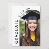Invitation Une Smart Cookie Graduation Party Arch Photo (Devant)