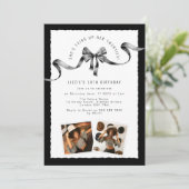 Invitation Une soirée branchée pour ses vingt ans (Debout devant)