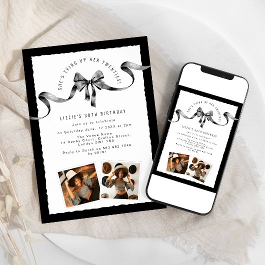 Invitation Une soirée branchée pour ses vingt ans