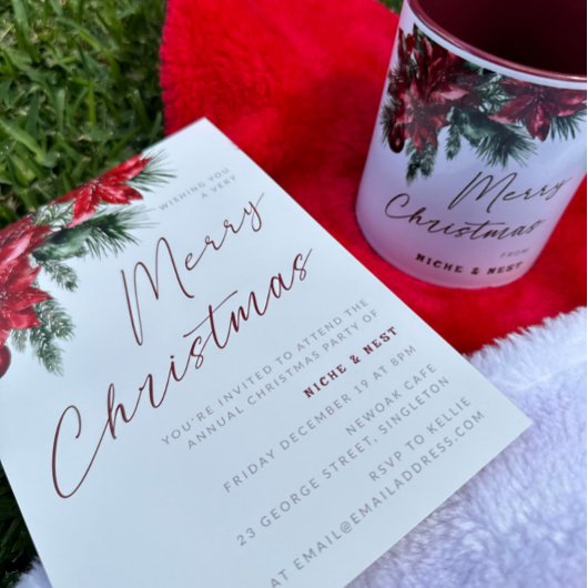 Invitation Une Soirée Classique De Noël Très Joyeuse