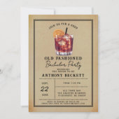 Invitation Une soirée de garçon à l'ancienne (Devant)