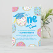 Invitation Une Soirée de Graduation Cookie Smart Sprinkings (Debout devant)