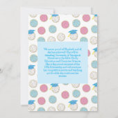 Invitation Une Soirée de Graduation Cookie Smart Sprinkings (Dos)