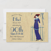 Invitation Une Soirée des Années folles, Gangster Flappo Deco (Devant)