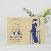 Invitation Une Soirée des Années folles, Gangster Flappo Deco (Debout devant)