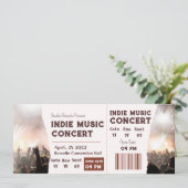 Invitation Une soirée musicale inoubliable (Debout devant)
