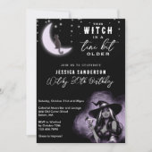 Invitation Une sorcière un peu plus âgée Martini Moon Fête d' (Devant)