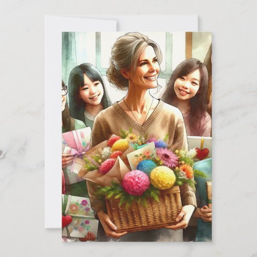 Invitation Une toile de la gratitude (Devant)
