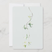 Invitation Une touche de Fête des mariées botanique de Sage B (Dos)