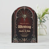 Invitation Une touche de magie gothique, (Debout devant)