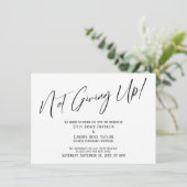 Invitation Une Typographie Élégante Qui N'Abandonne Pas ! Ret (Debout devant)