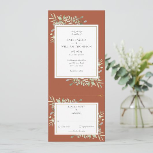 Invitation Une végétation toute en terre cuite en un seul Fai (Debout devant)