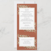 Invitation Une végétation toute en terre cuite en un seul Fai (Dos)