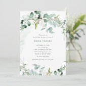 Invitation Une verdure élégante | FÊTE DES MARIÉES (Debout devant)