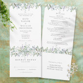 Invitation Une Verdure Élégante Tout En Un Mariage