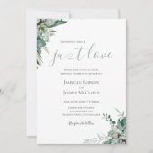Invitation Une verdure succulente | Sage Green Just Love Mari (Devant)