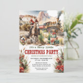 Invitation Une véritable aventure de cowboy à Père Noël Ouest (Debout devant)