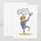 Invitation Une vie d'acteur pour moi ! (Devant / Derrière)