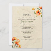 Invitation Une vie éclairée Baptême chrétien orthodoxe (Devant)