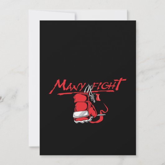 Invitation Une vie Plusieurs combats (Devant)