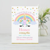 Invitation Unicorn (Debout devant)
