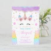 Invitation Unicorn (Debout devant)