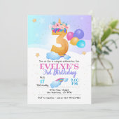 Invitation Unicorn, 3e anniversaire de l'Unicorn (Debout devant)