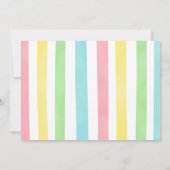 Invitation Unicorn Anniversaire Magique Party Photo Invitatio (Dos)