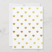 Invitation Unicorn Coeur fête d'anniversaire (Dos)