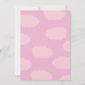 Invitation Unicorn fille anniversaire (Dos)