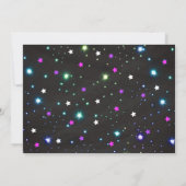 Invitation Unicorn Joint Roller Skating Birthday Neon Glow (Dos)