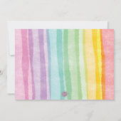 Invitation Unicorn Party Magique Anniversaire Photo (Dos)