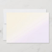 Invitation Unicorn Pastel Rainbow 1er Anniversaire Photo (Dos)