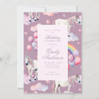 Unicorn Rainbow Balloons rose fête d'anniversaire
