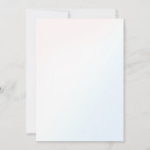 Invitation Unicorn Rainbow Sparkles Gold Anniversaire (Dos)