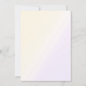 Invitation Unicorn Rainbow Sparkles Gold Anniversaire (Dos)