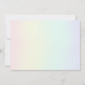 Invitation Unicorn with Magic Rainbow Birthday Girl (Dos)