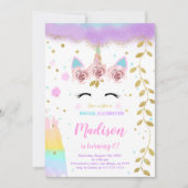 Invitation Unicorne (Devant)