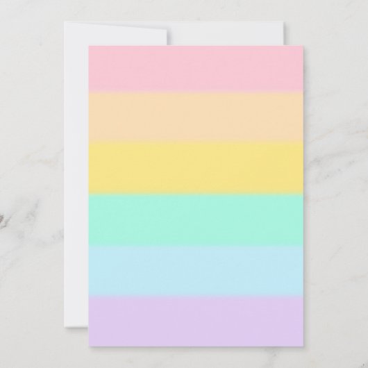 Invitation Unicorne (Dos)