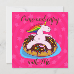 Invitation Unicorne