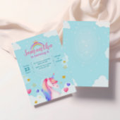 Invitation Unicorne