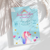 Invitation Unicorne