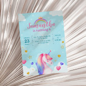 Invitation Unicorne