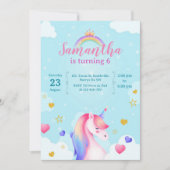 Invitation Unicorne (Devant)