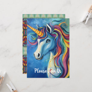 Invitation Unicorne