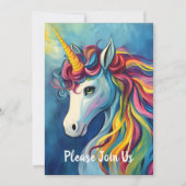 Invitation Unicorne (Devant)