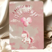 Invitation Unicorne enchantée - Fête de premier anniversaire