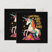 Invitation Unicorne sont vraiment rares (Devant / Derrière)
