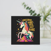 Invitation Unicorne sont vraiment rares (Debout devant)